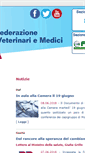 Mobile Screenshot of federazioneveterinariemedici.it
